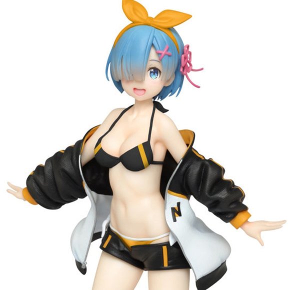 Re:Zero - Precious Figure - Rem (Jumper Swimsuit Ver.) Renewal Edition - Picture 5 of 5